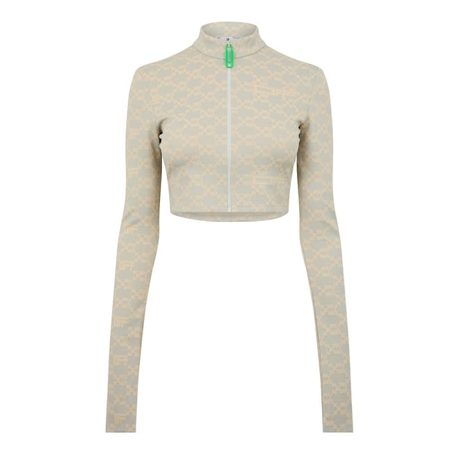 Cropped Turtleneck Slim Fit Athletic Top