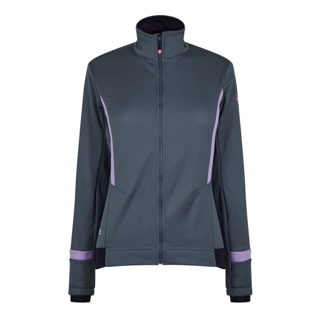 Dinam 2 Reflective Trim High Neck Ribbed Cuff Slim Fit Jacket