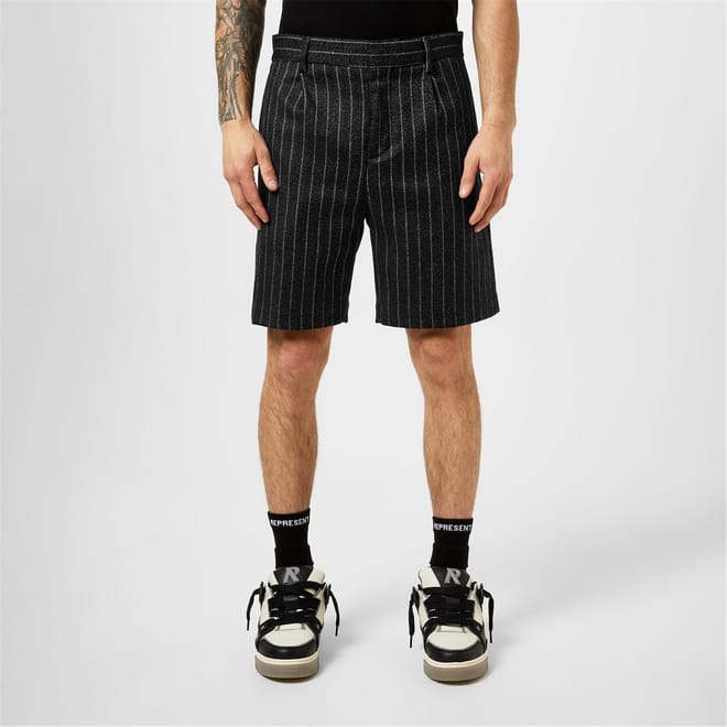 Pinstripe Tailored Shorts