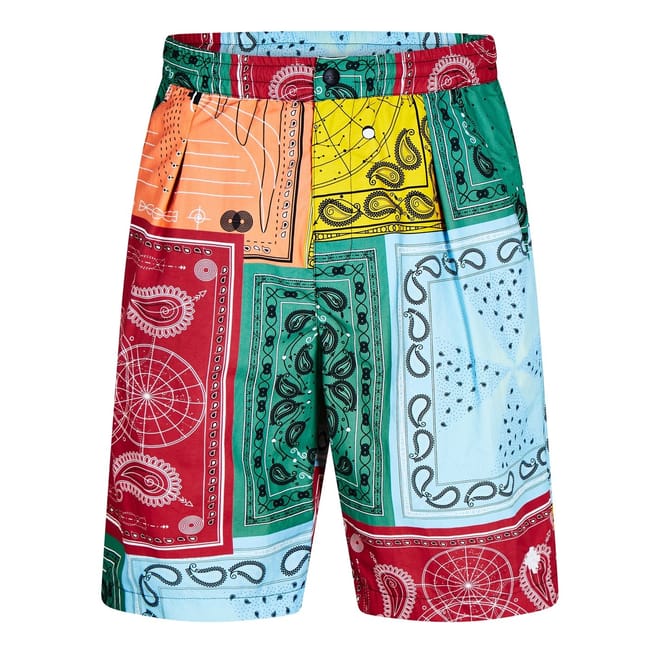 Paisley Patterned Shorts