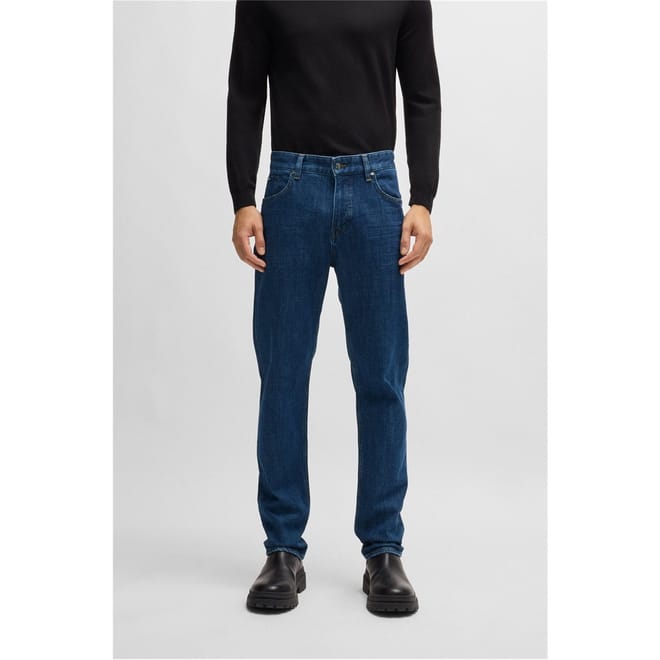 Five Pocket Design Straight Jeans