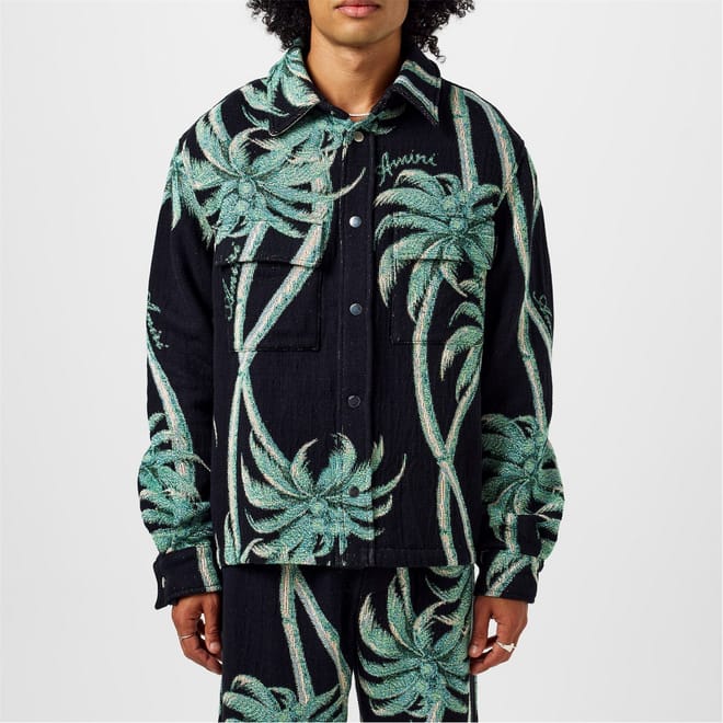 Tapestry All Over Print Oversize Overshirt