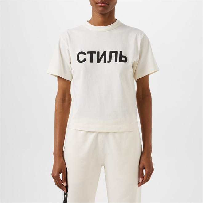 Regular Fit Crew Neck Lettering T-Shirt