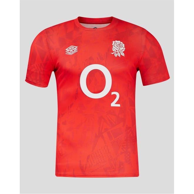 Womens England Rugby Red Roses Warm Up Shirt 2024