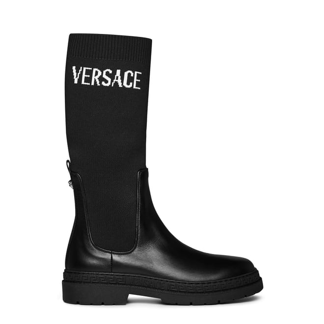 Leather Sock Boots