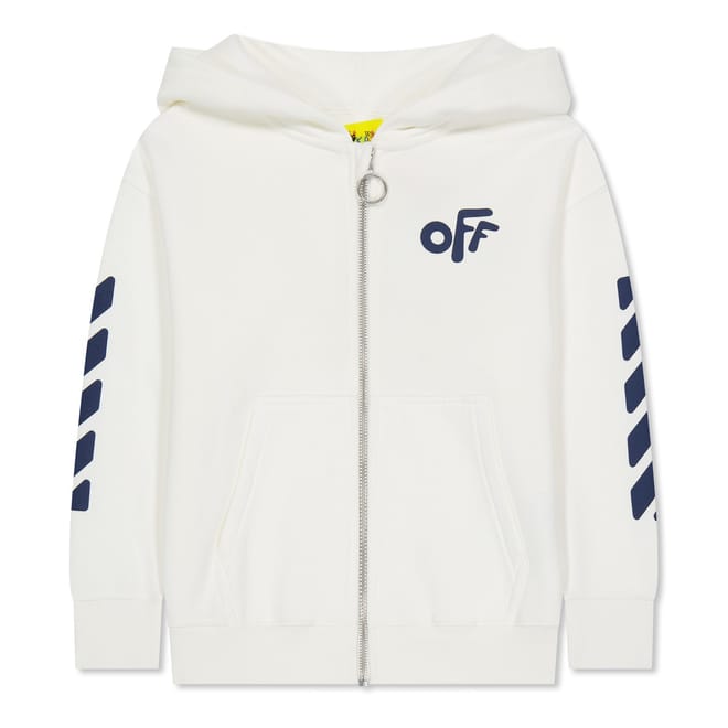 Lettering Hooded Zip Jacket