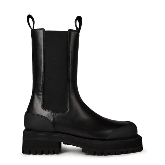 Palm Chelsea Combat Block Heel Boots