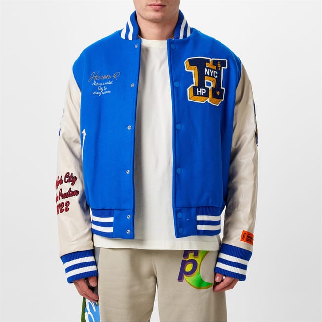 Lettering Varsity Jacket