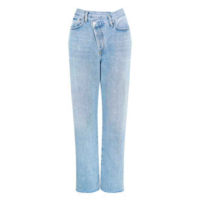 Criss Cross Upsized Straight Jeans