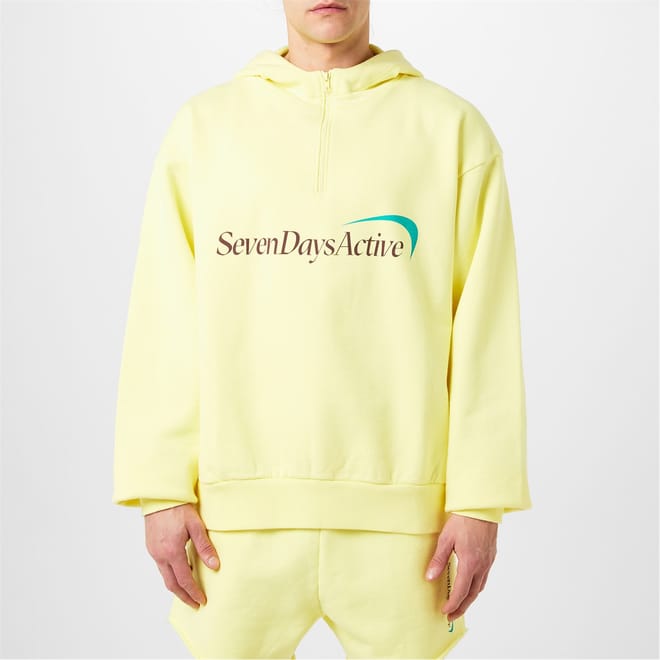 Logo Half Zip Hoodie