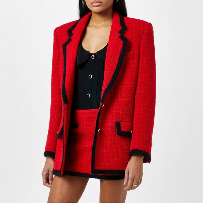 Boucle Relaxed Fit Blazer