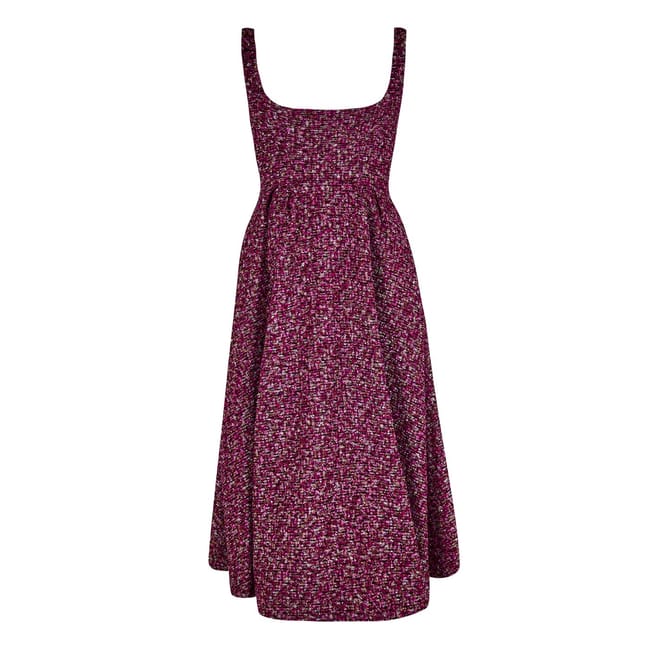 Sequin Embellished Tweed Mini Dress