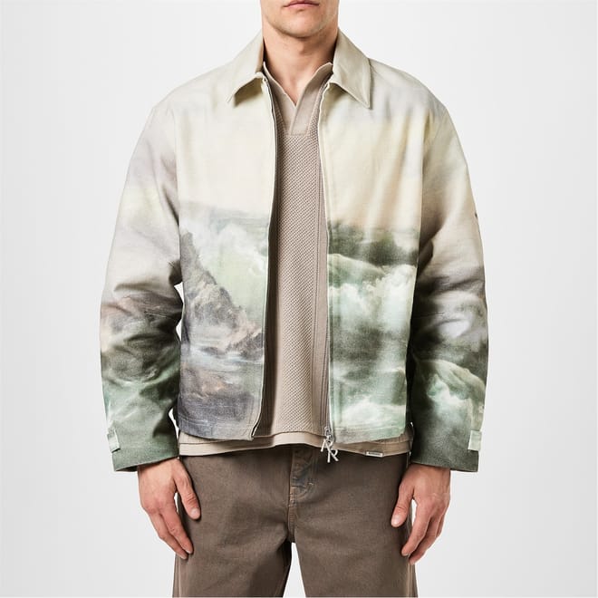 Short Harrington R Logo Jacket