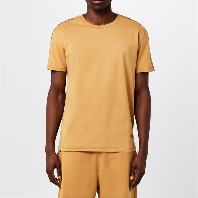 Tape Logo Crew Neck Regular Fit T-Shirt