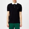 Contrasting Collar Polo Shirt