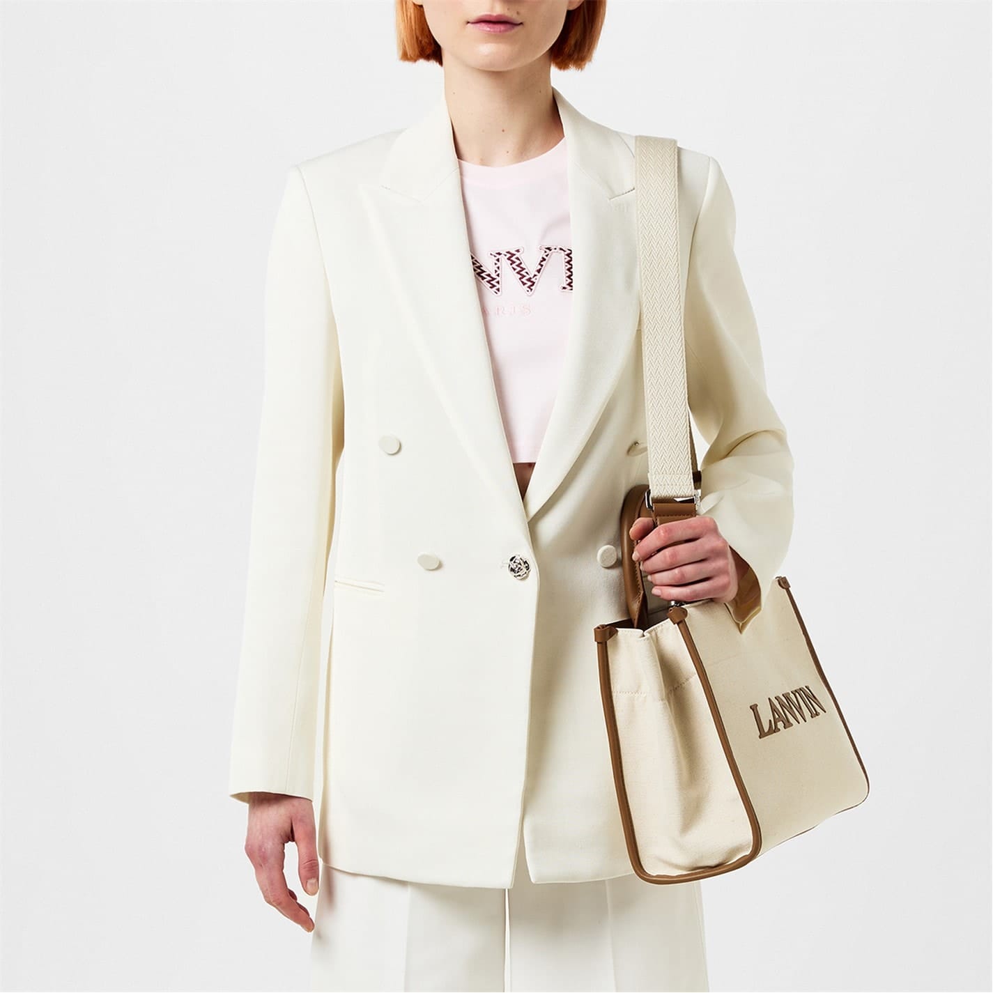 ジャケット LANVIN DOUBLE BREASTED TAILORED JACKET Lanvin DOUBLE-BREASTED TAILORED JACKET | REVERSIBLE
