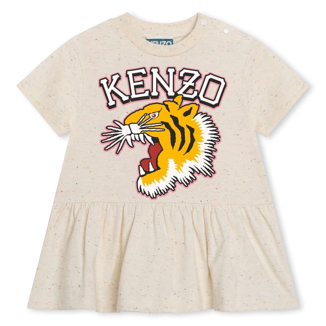 Logo Crew Neck Mini T-Shirt Dress