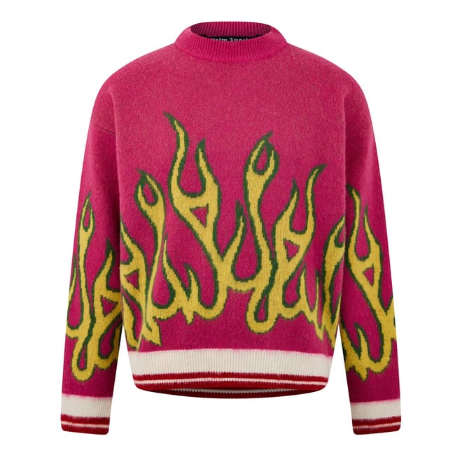 Flame Crew Neck Regular Fit Sweater