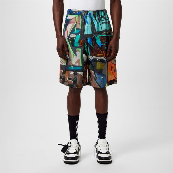 Graffiti Bermuda Shorts