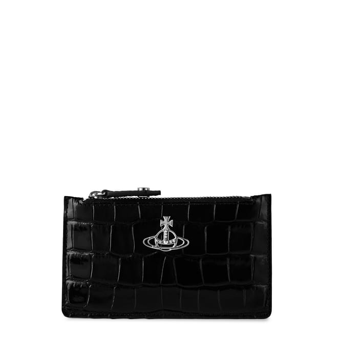 Crocodile Slim Long Card Holder