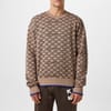 Monogram Relaxed Fit Crew Neck Sweater