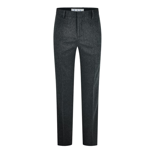 Solid Patterned Slim Cut Pants