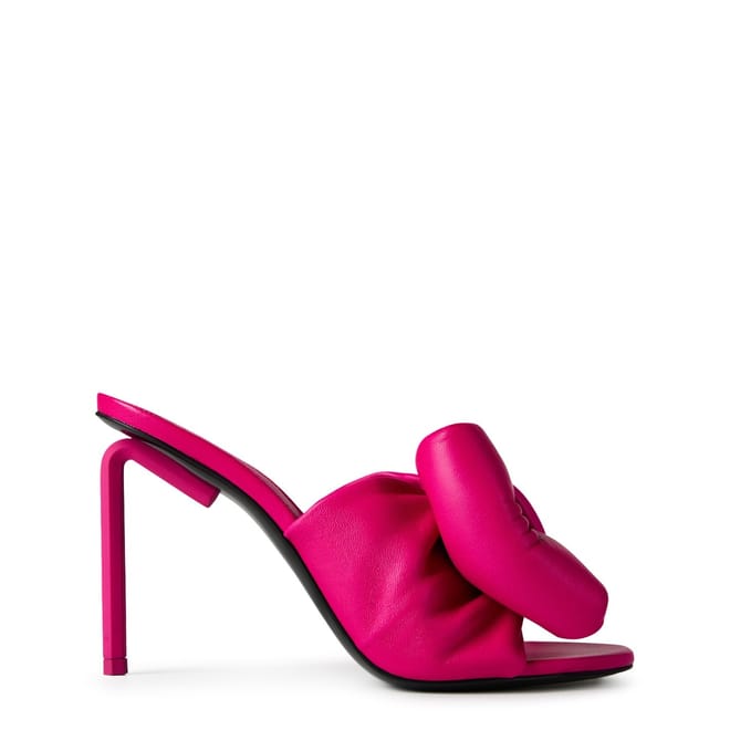 Off Bw 115 Leather Stiletto Mules