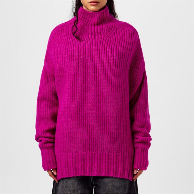 Turtleneck Oversize Fit Long Sleeve Sweater