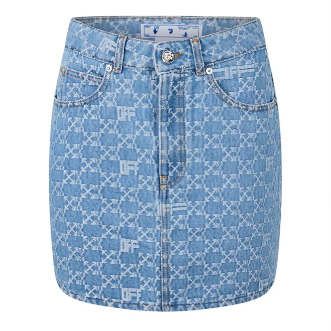 Off Mono Mini Skirt