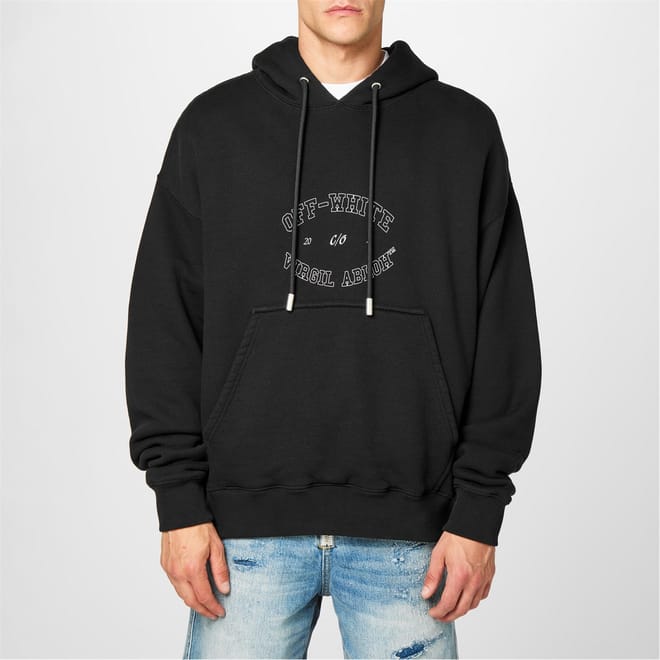 College Lettering Hooded Sweatshirt