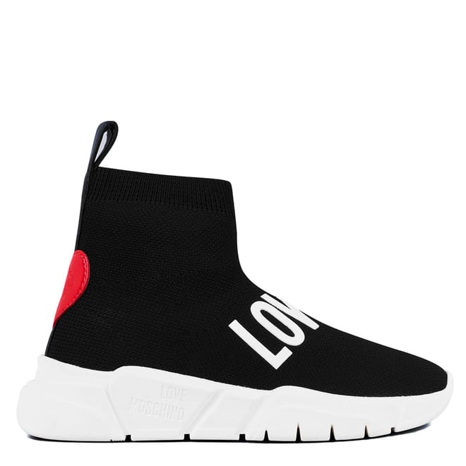 Logo Strap Hi Sock Trainers