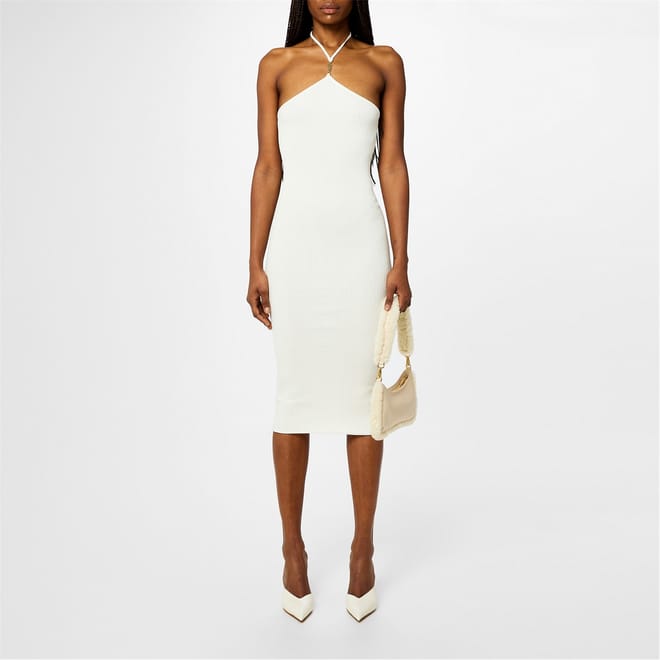 Vtcl Halter Neck Midi Slip Dress