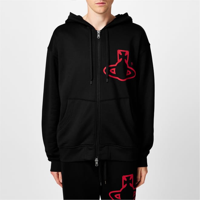 Orb Zipped Hoodie