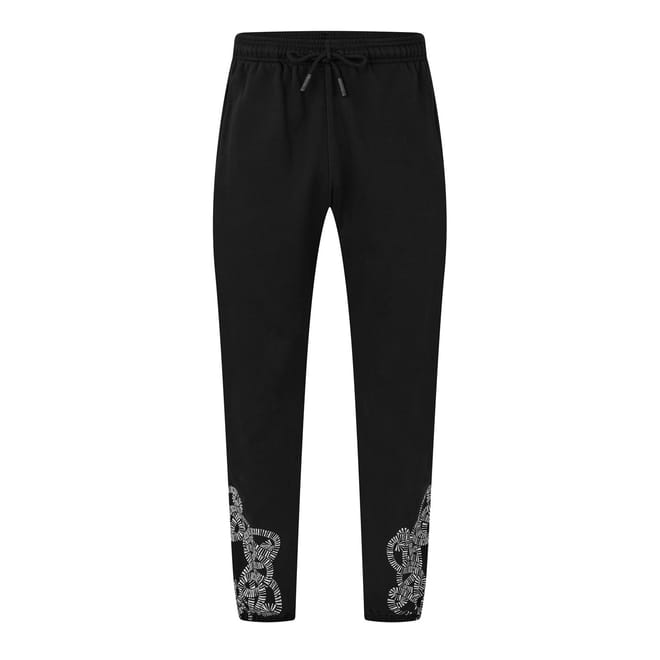Graphic Print Straight Sweatpants