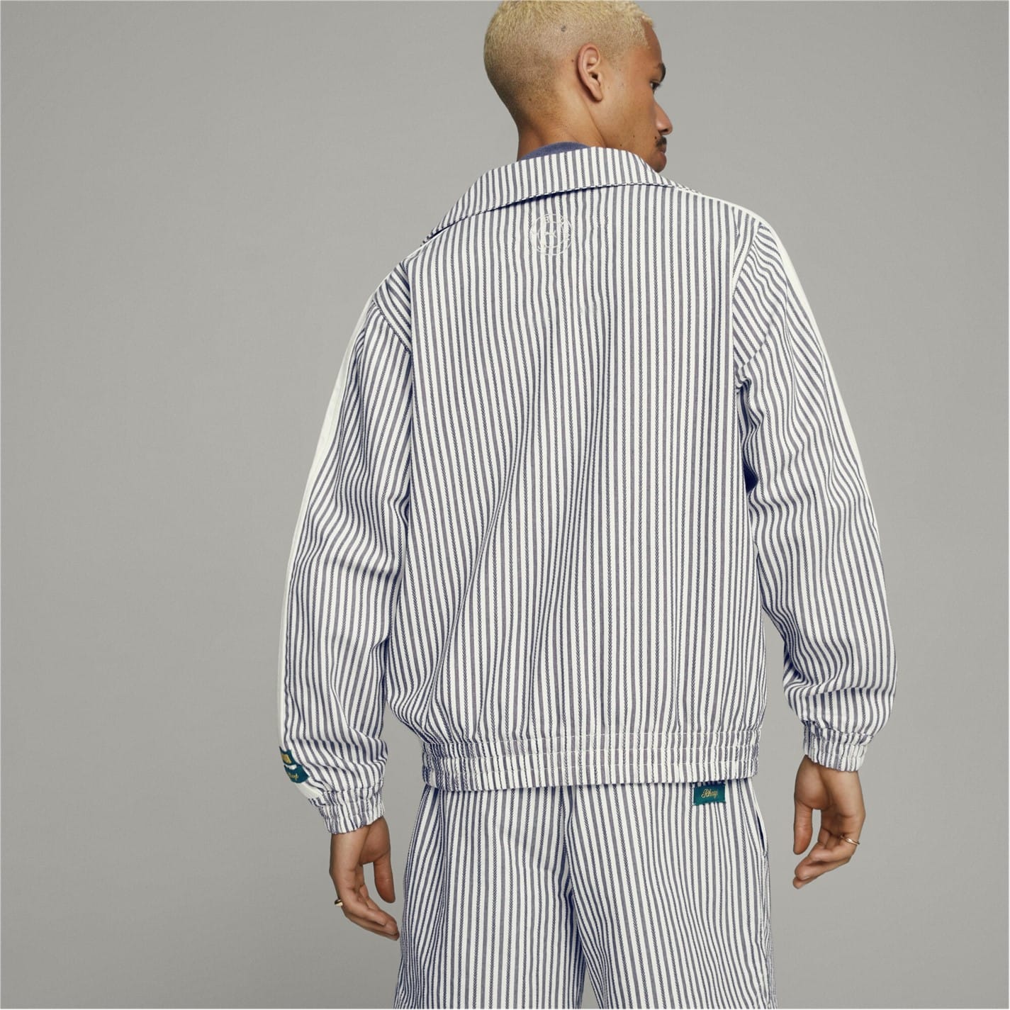 PUMA × RHUIGIストライプデザイン ジップアップジャケット 大人気コラボ【PUMA x RHUIGI】T7 Men's Track Top ジャケット