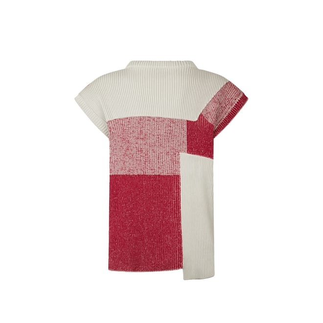 Panelled Knitted Jumper