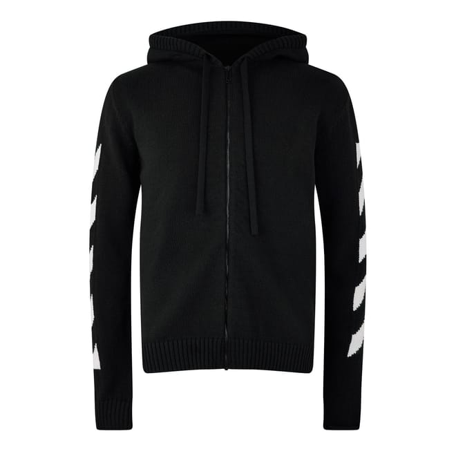 Hooded Neck Large Genie Graphic Ribbed Cuff Sweatshirt Jacket