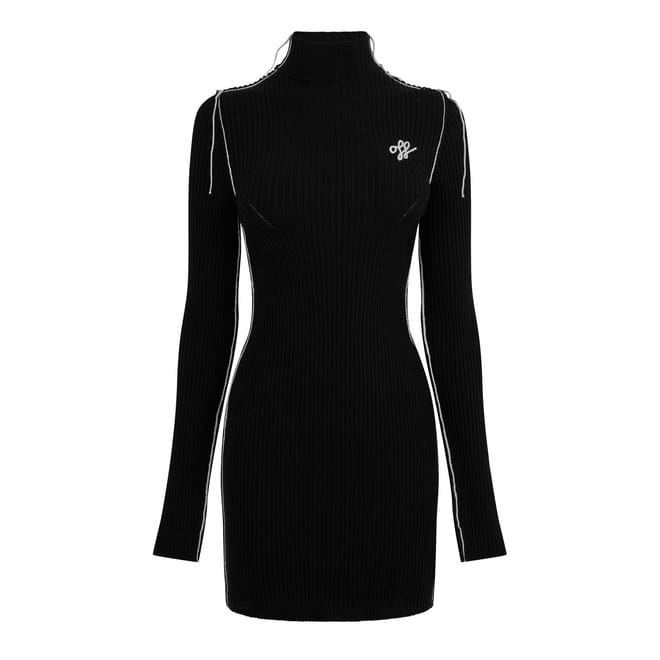 Outln Turtleneck Mini Bodycon Dress