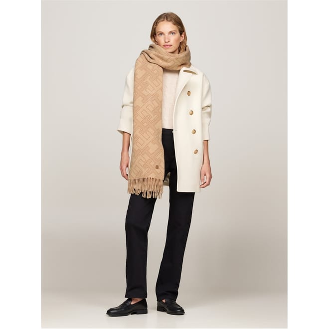 Monogram Wool Scarf