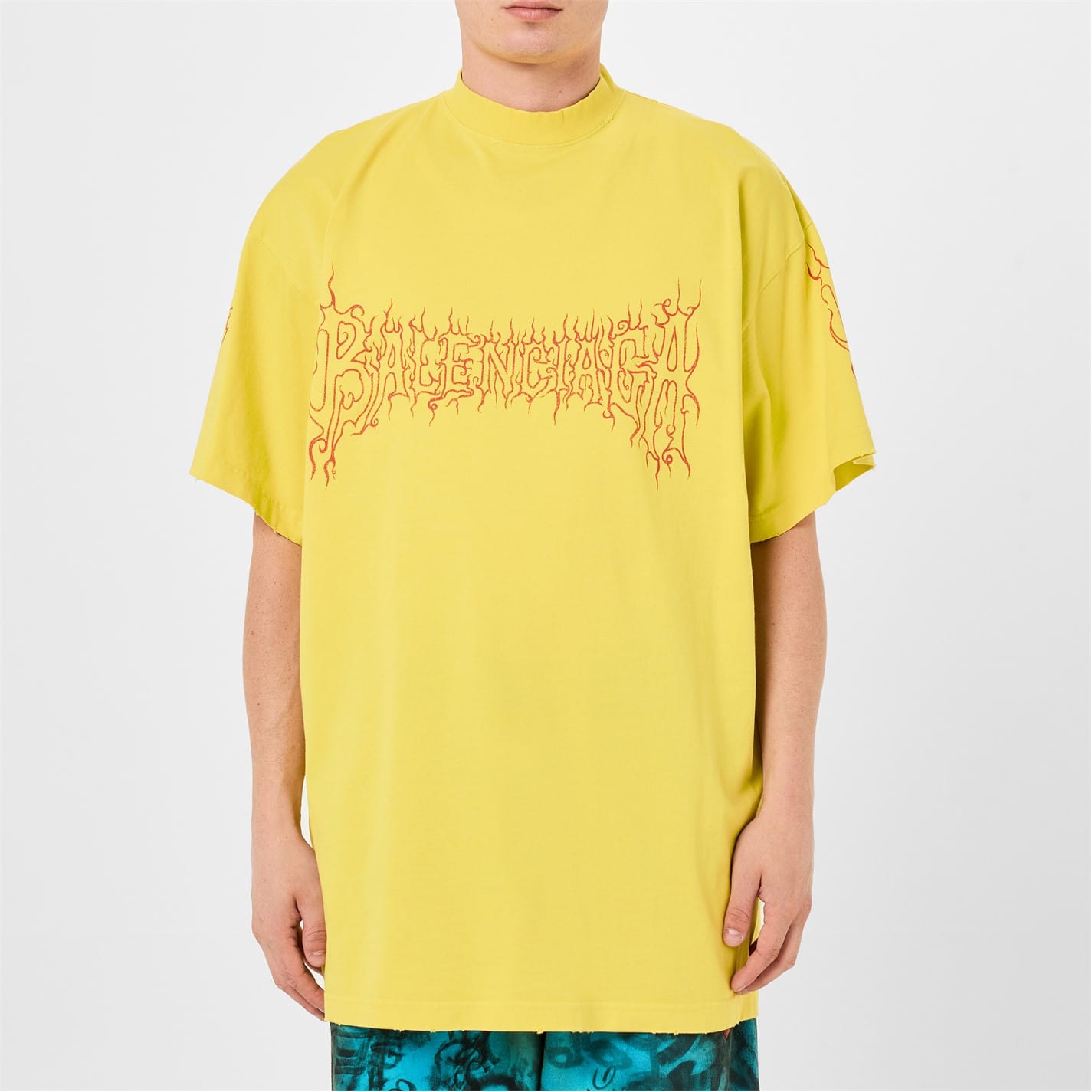 Yellow Balenciaga Darkwave Oversized T-Shirt - Get The Label