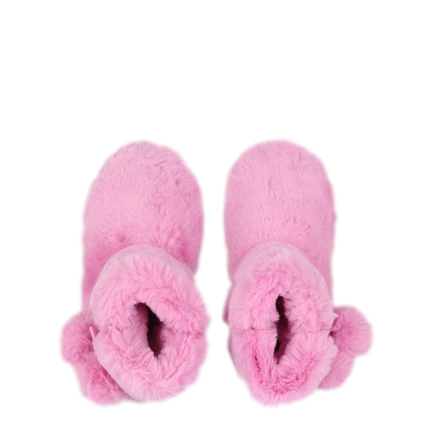 Pink Linea Pom Pom Slipper Boot Get The Label