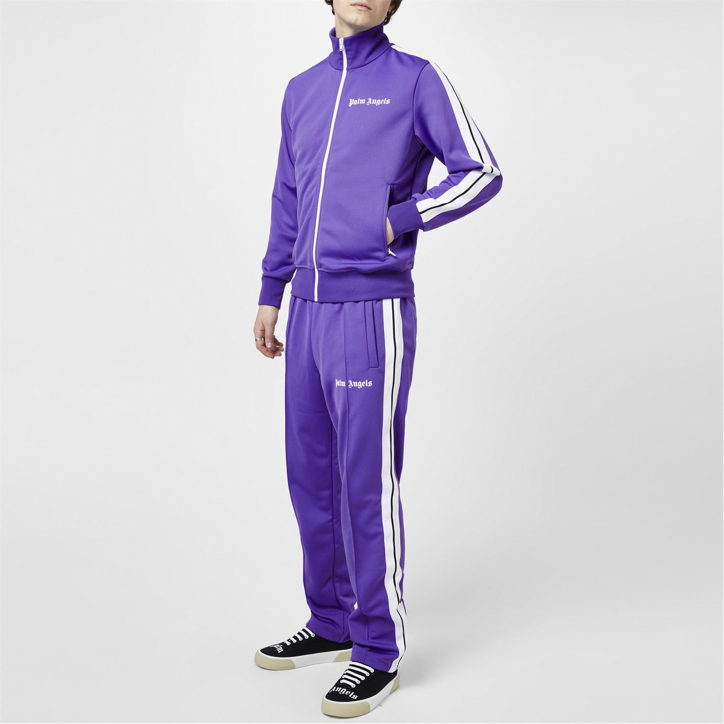 Palm Angels 紫 ジャージ 下 Palm Angels 紫 ジャージ 下