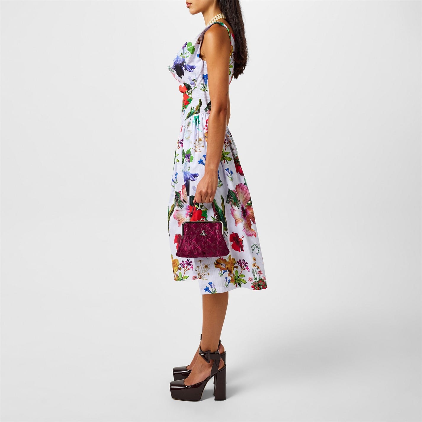 Multi Vivienne Westwood Floral Sunday Dress - Get The Label