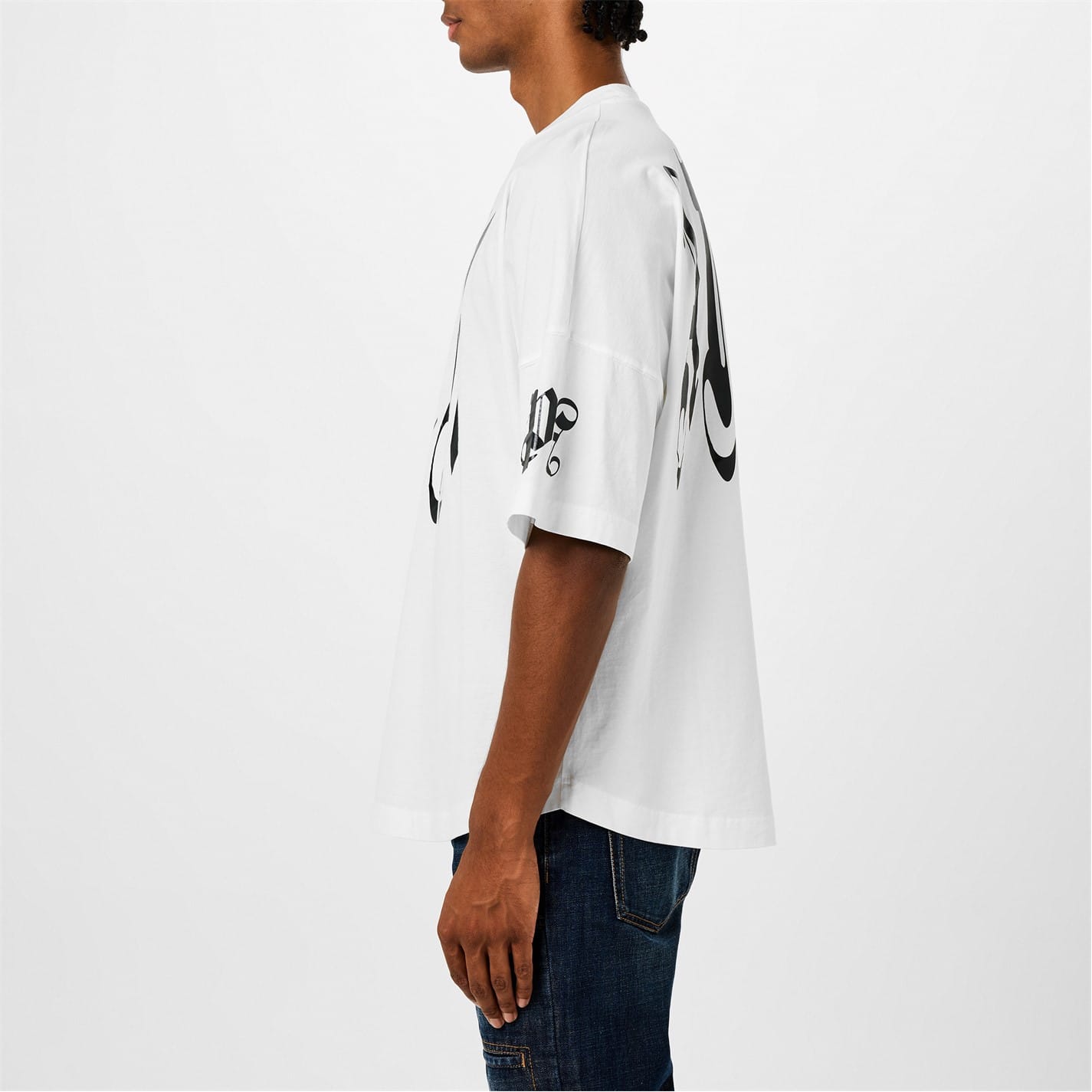 White Palm Angels Gothic Logo T-Shirt - Get The Label