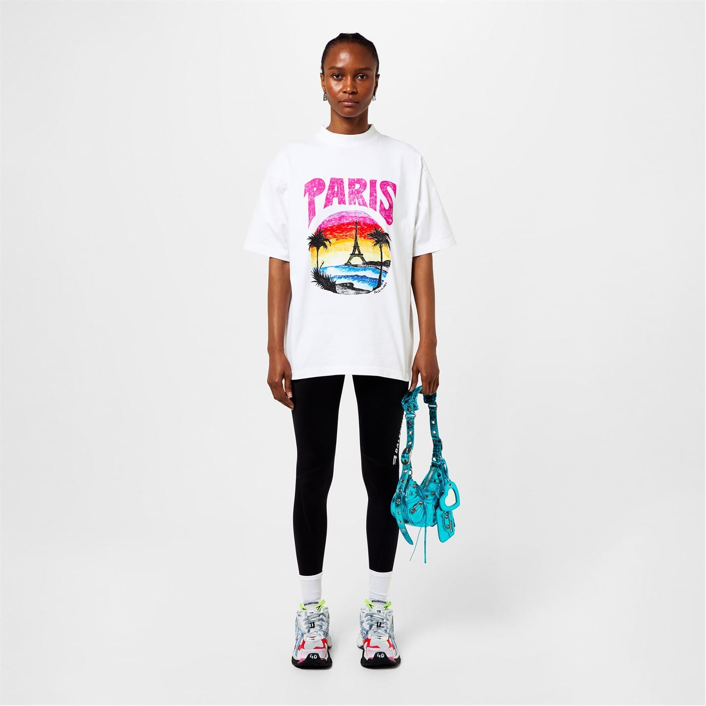balenciaga fitted t shirt