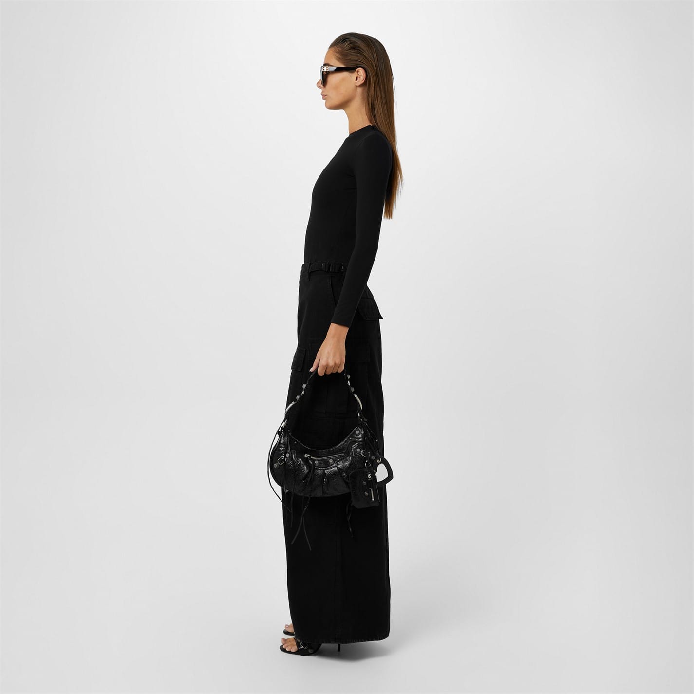 Black Balenciaga Cagole 110mm Sandals - Get The Label