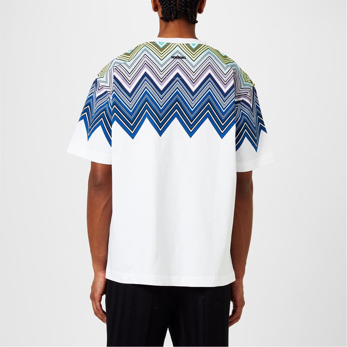 【MISSONI】ベーシックTシャツ Missoni Zigzag T-shirt | White | FARFETCH