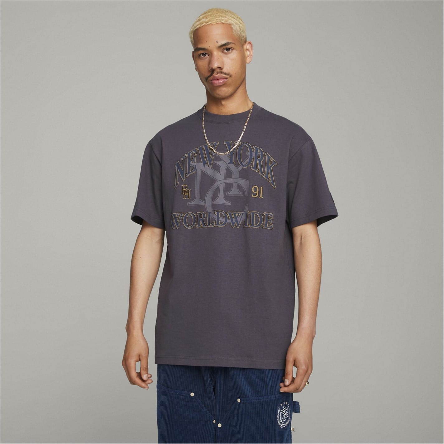 Grey Puma X Rhuigi Graphic T-Shirt - Get The Label