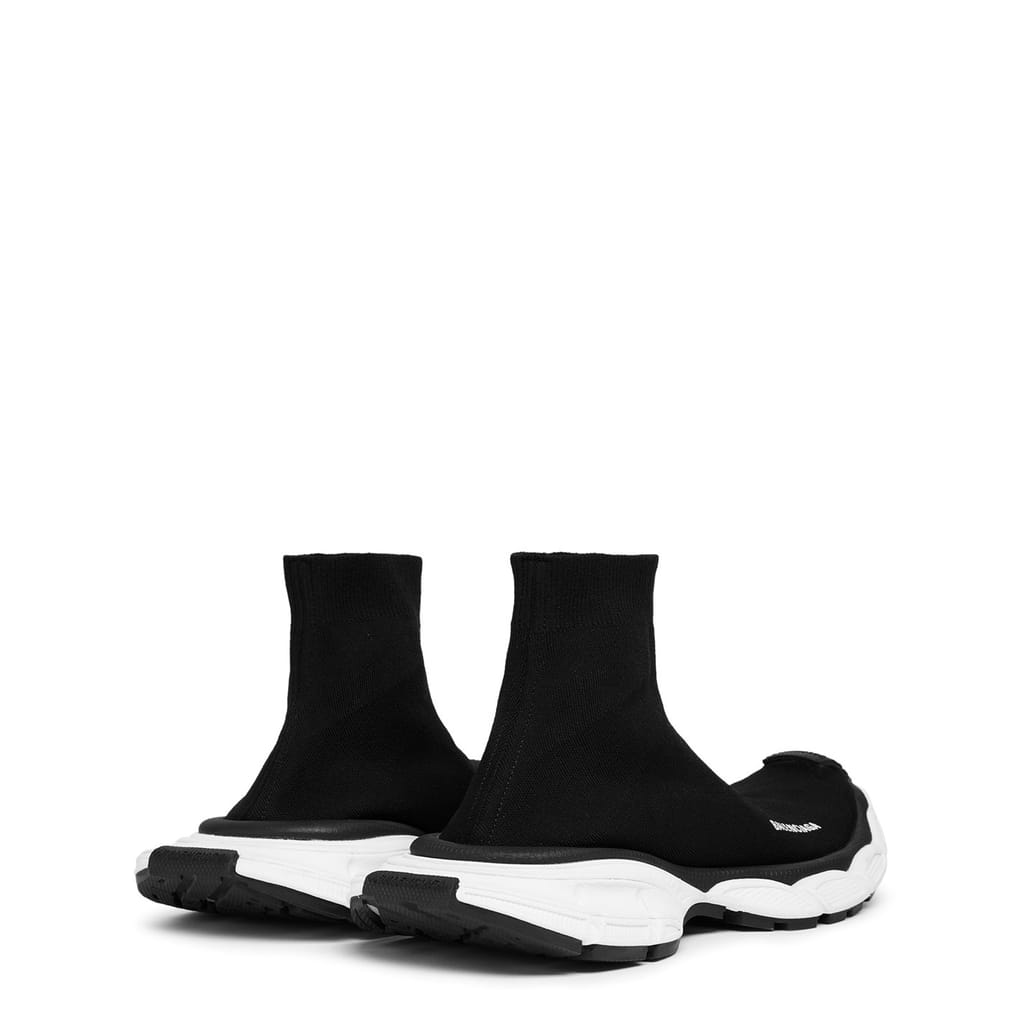 Black Balenciaga 3xlrecycled Sock Trainers Get The Label