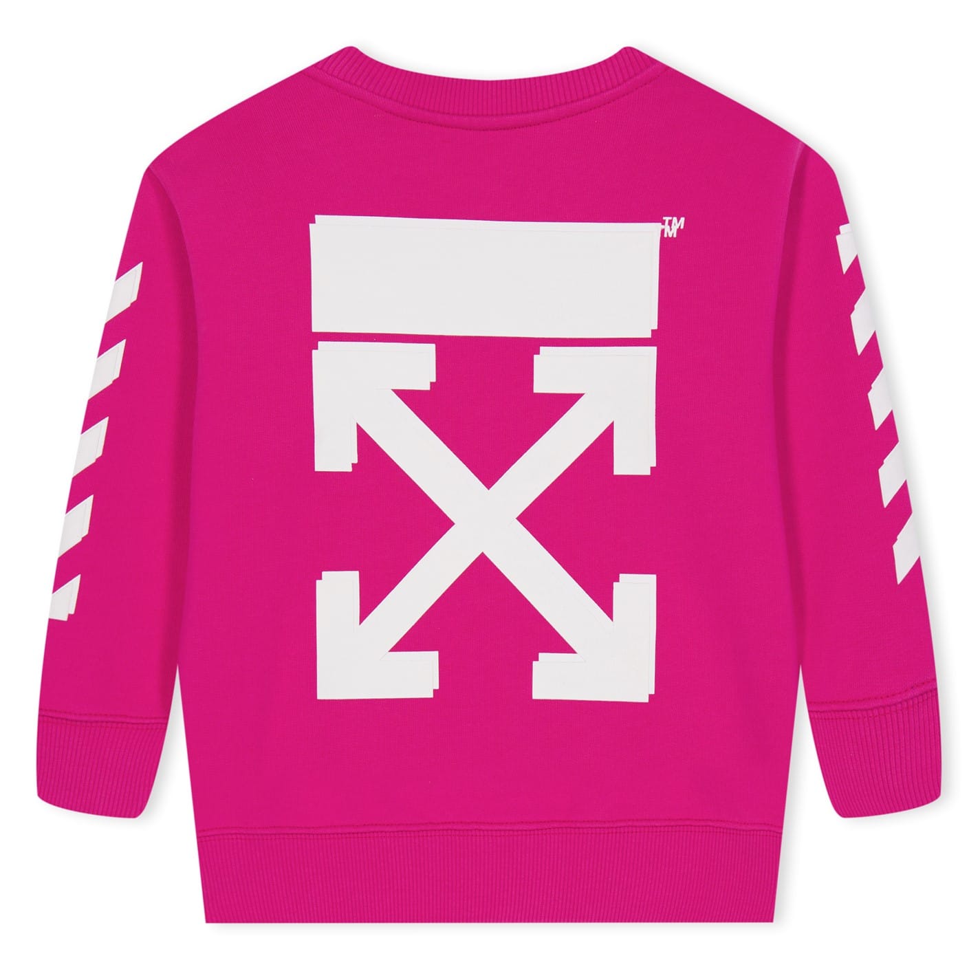 Pink off white sweatshirt on sale